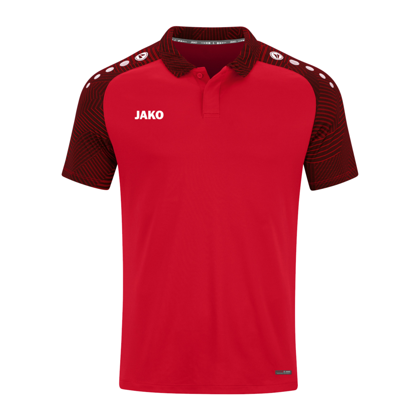 JAKO Performance Poloshirt Kids Rot Schwarz F101