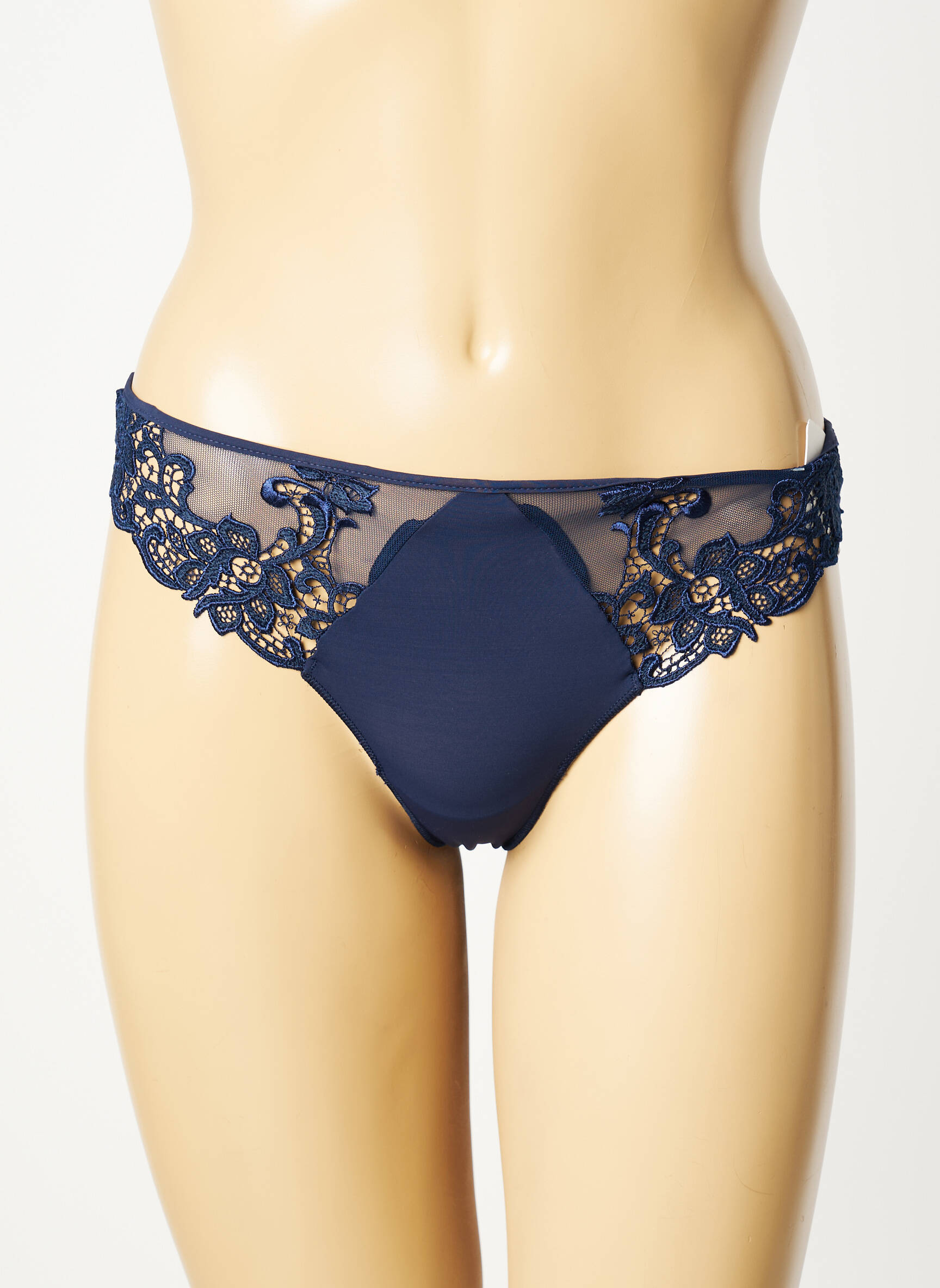 Simone Perele Tanga Femme couleur bleu