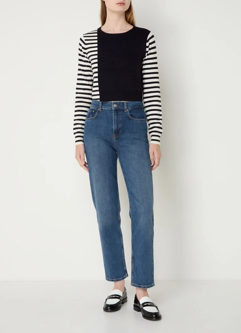 Maglione a righe in maglia fine di misto lana di Claudie Pierlot