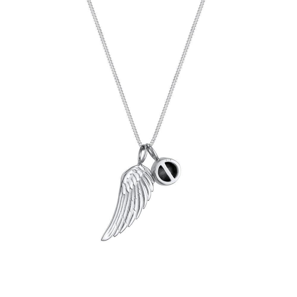 Elli Elli Collier Coulisses Sphère Pendentif Collier Femme - (925/1000) Argent Plaqué  collier