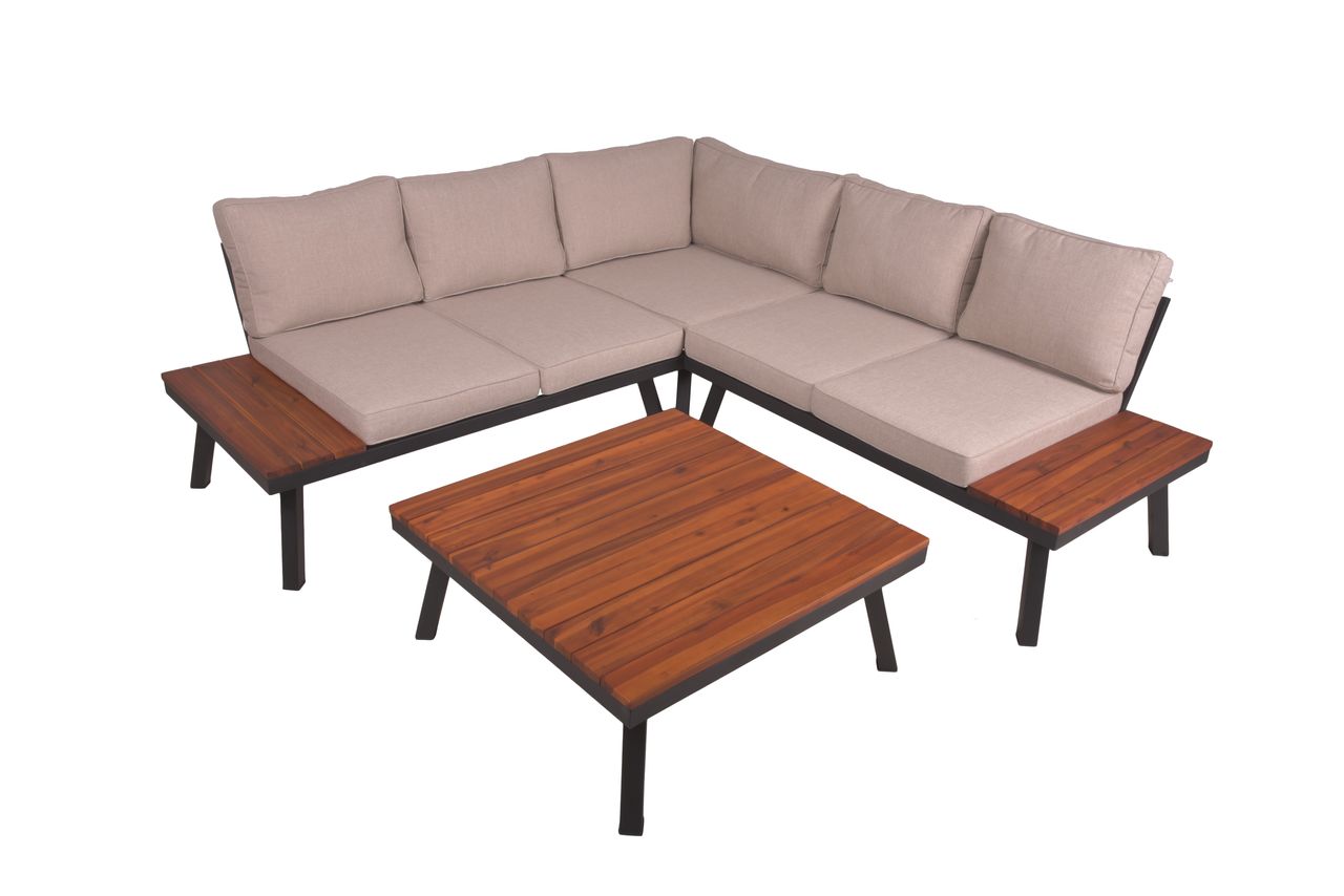 Garden Pleasure Lounge-Gruppe THERESA, 4-tlg. Beige