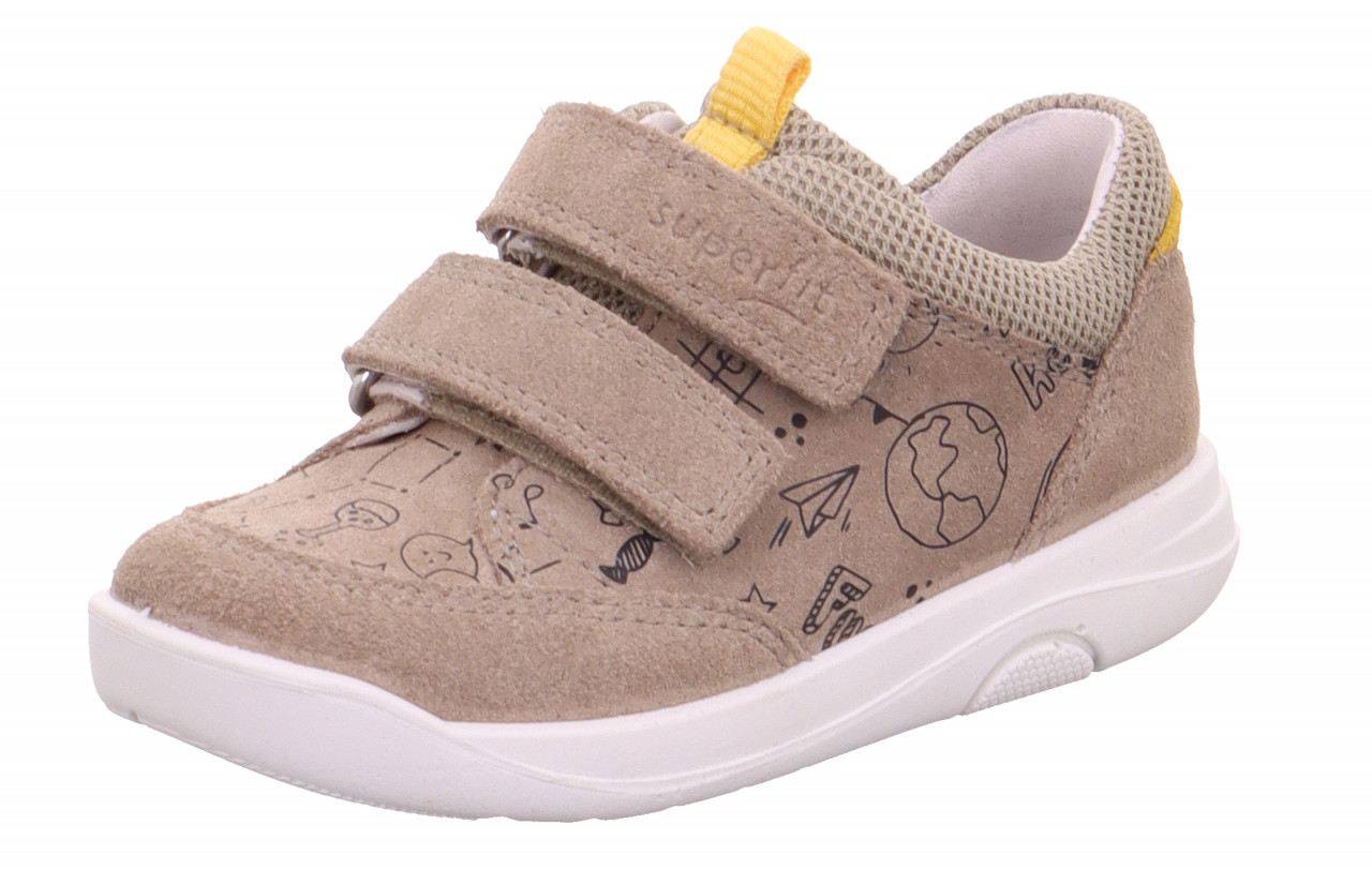 LILLO - Beige/GelbSneaker low mit Klettverschluss