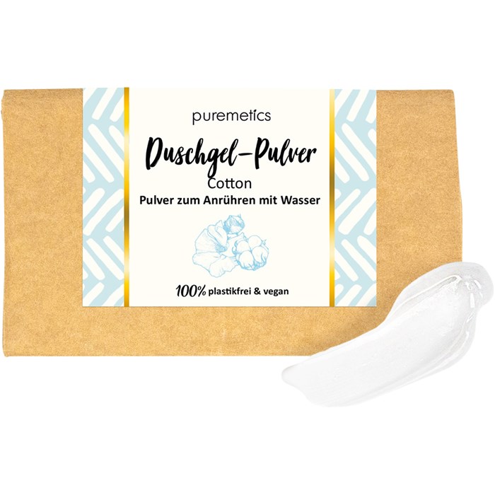 Duschgel-Pulver Cotton