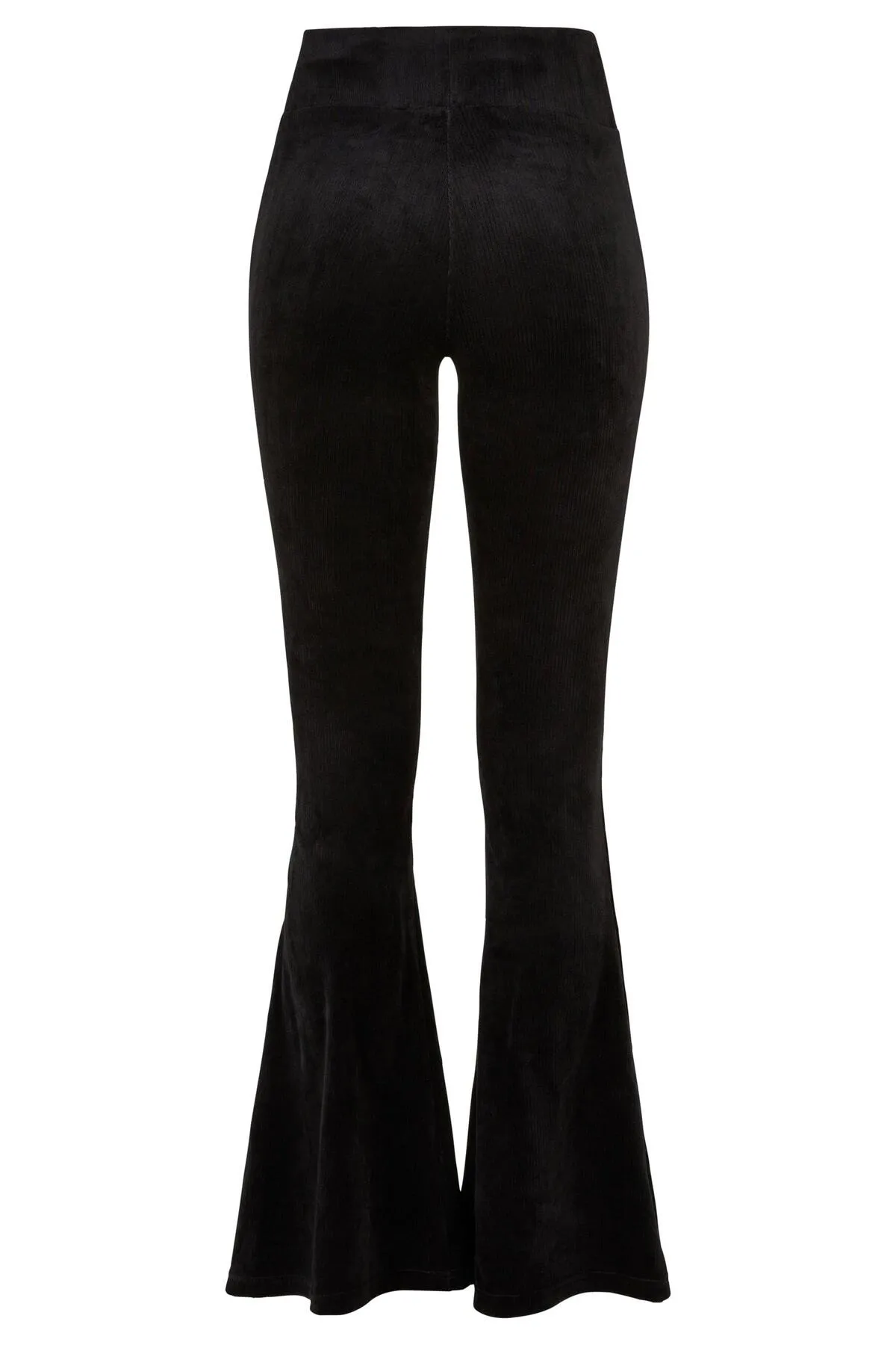 Urban Classics  Damen Leggings mit hoher Taille und ausgestelltem Bein
