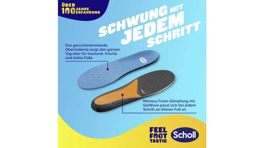 Scholl GelActiv Einlegesohlen WORK Größe S 35,5-40,5