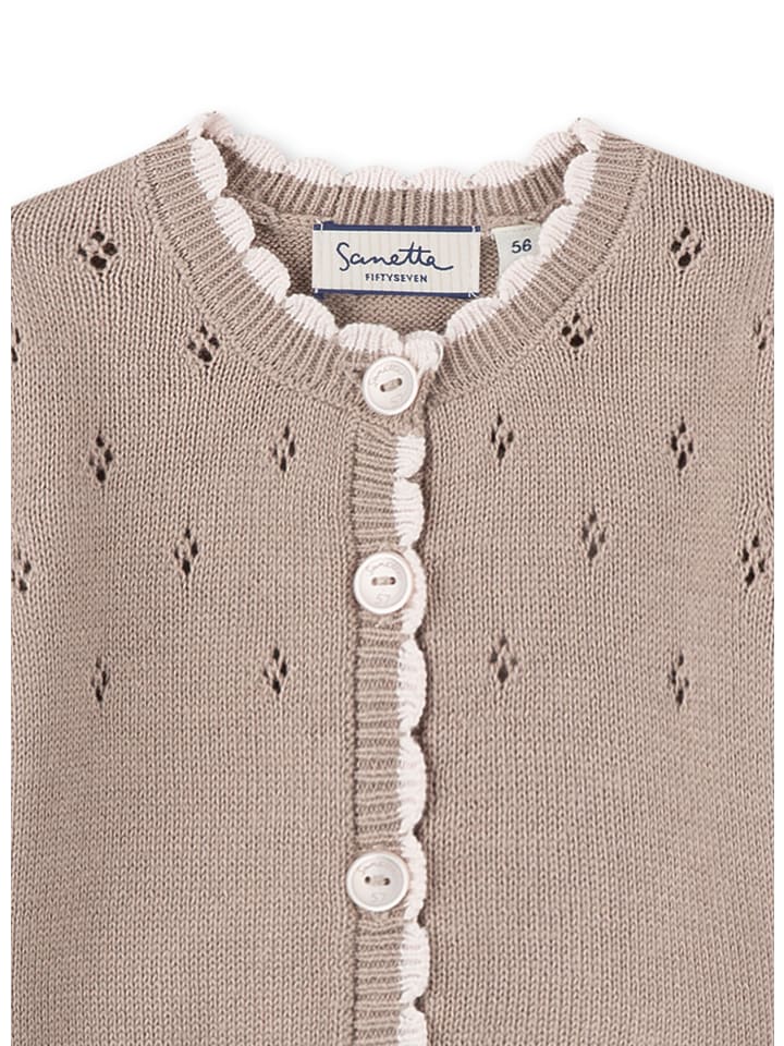 Sanetta Strickjacke in Braun günstig kaufen 62