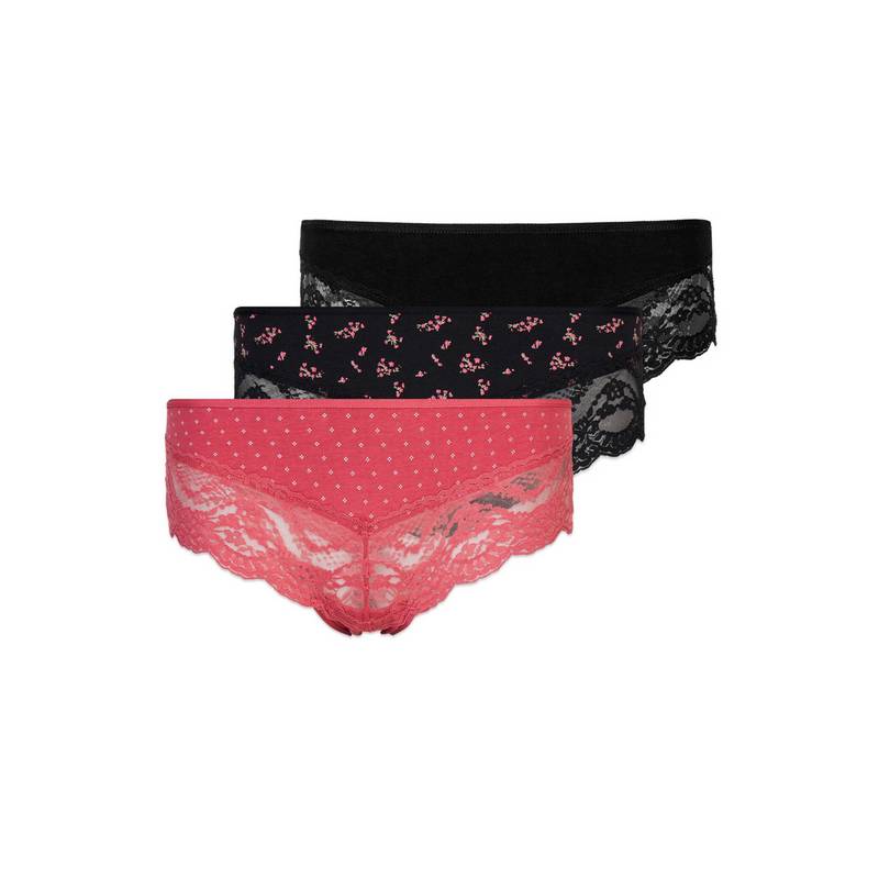 Snocks Hipster mit Spitze aus Bio-Baumwolle Unterhose Damen