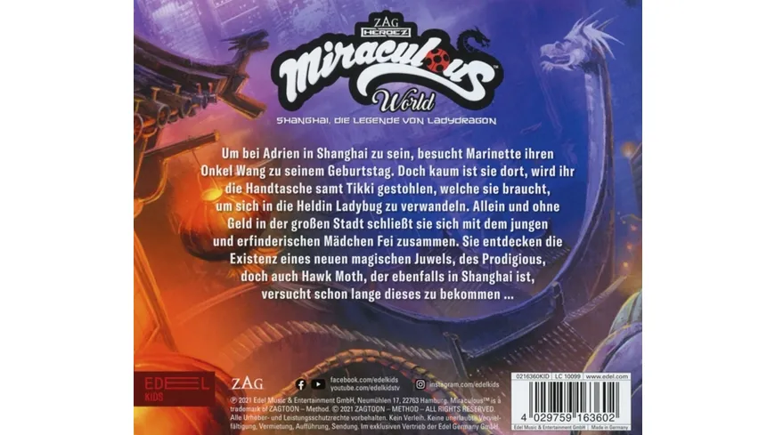 Shanghai:Die Legende von Lady Dragon Miraculous World