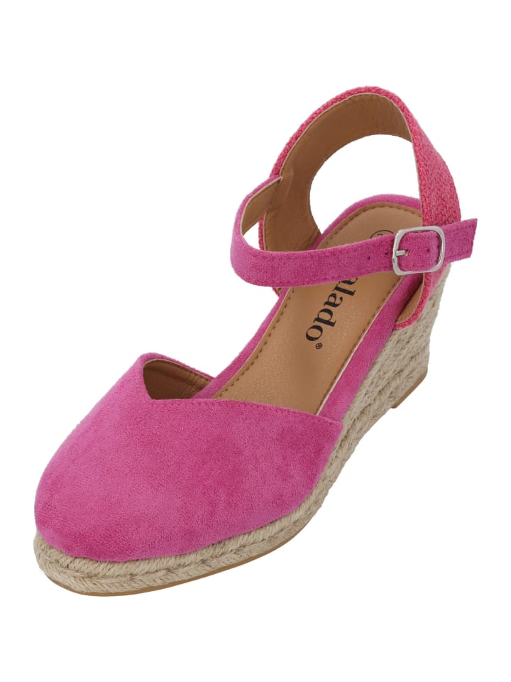 palado Keilsandaletten in Pink günstig kaufen