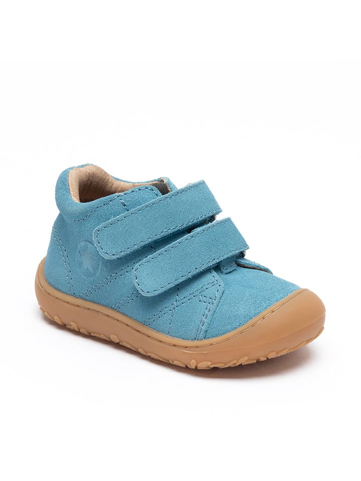 bisgaard Leder-Lauflernschuhe in Hellblau günstig kaufen