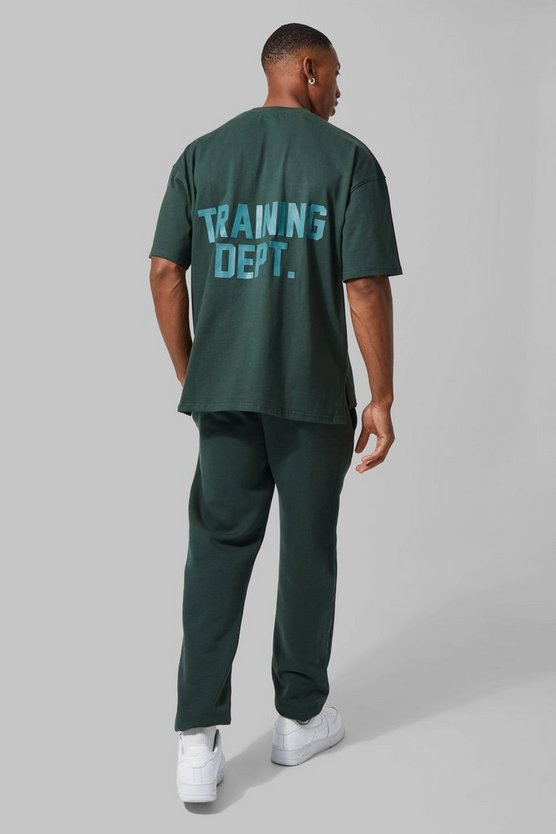 Oversize T-Shirt mit Active Training Dept Print