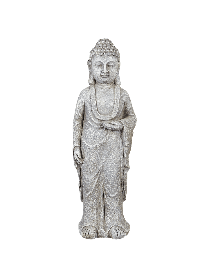 Beliani Gartenfigur THOIRY in Grau - (W) 21 x (H) 70 x (L) 20 cm günstig kaufen onesize