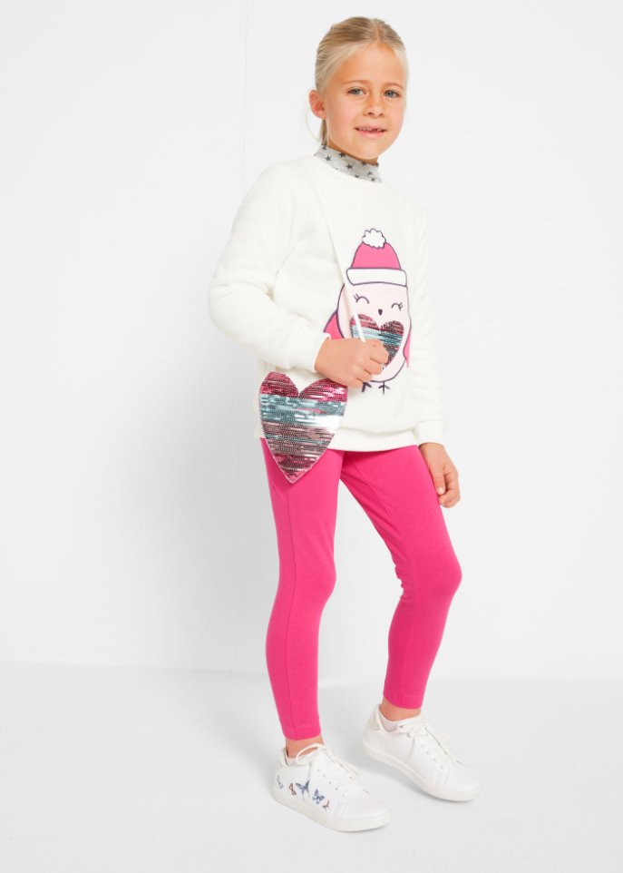 Mädchen Leggings (3er Pack) mit Bio-Baumwolle