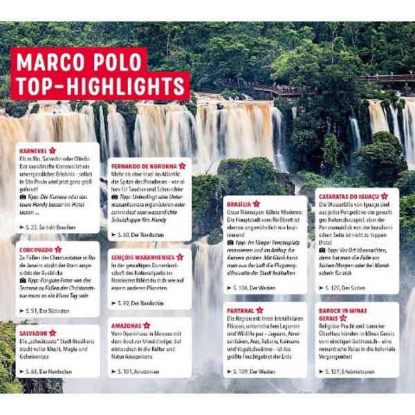 MARCO POLO REISEFÜHRER BRASILIEN - Reiseführer