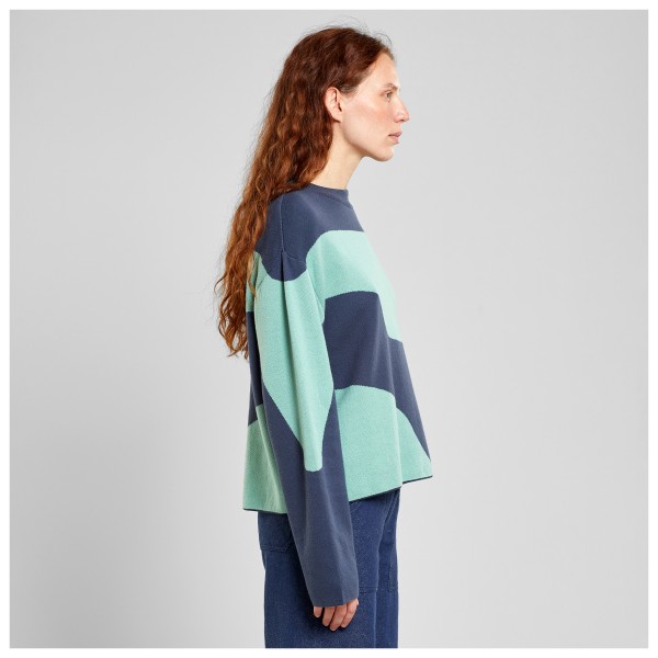 DEDICATED - Women's Sweater Limhamn Flowy Block - Pullover