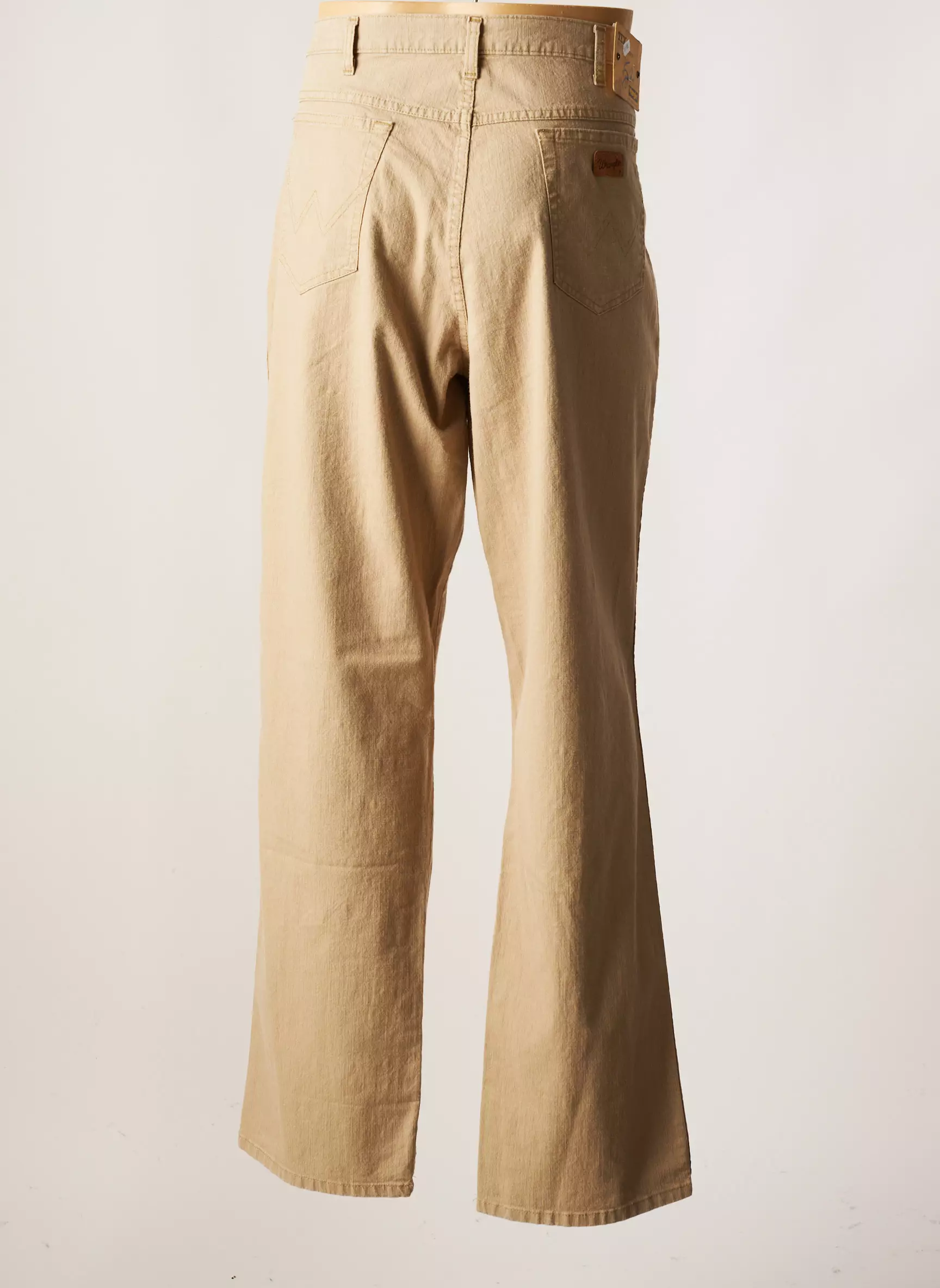 Wrangler Pantalons Droits Homme couleur beige