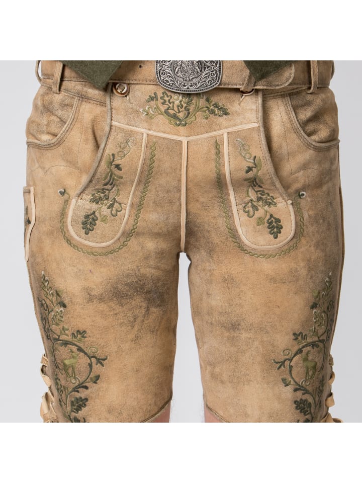 Stockerpoint Lederhose Girgl in braun günstig kaufen