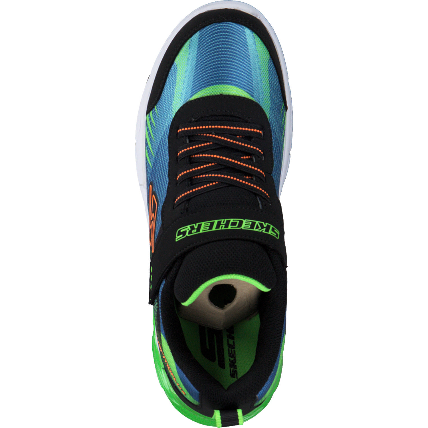 Skechers 403728L, Sneakers Low, Kinder, Blue/Lime