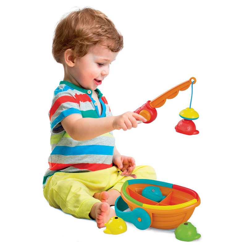 Jeu de bain bateau pêche magnétique Clementoni
