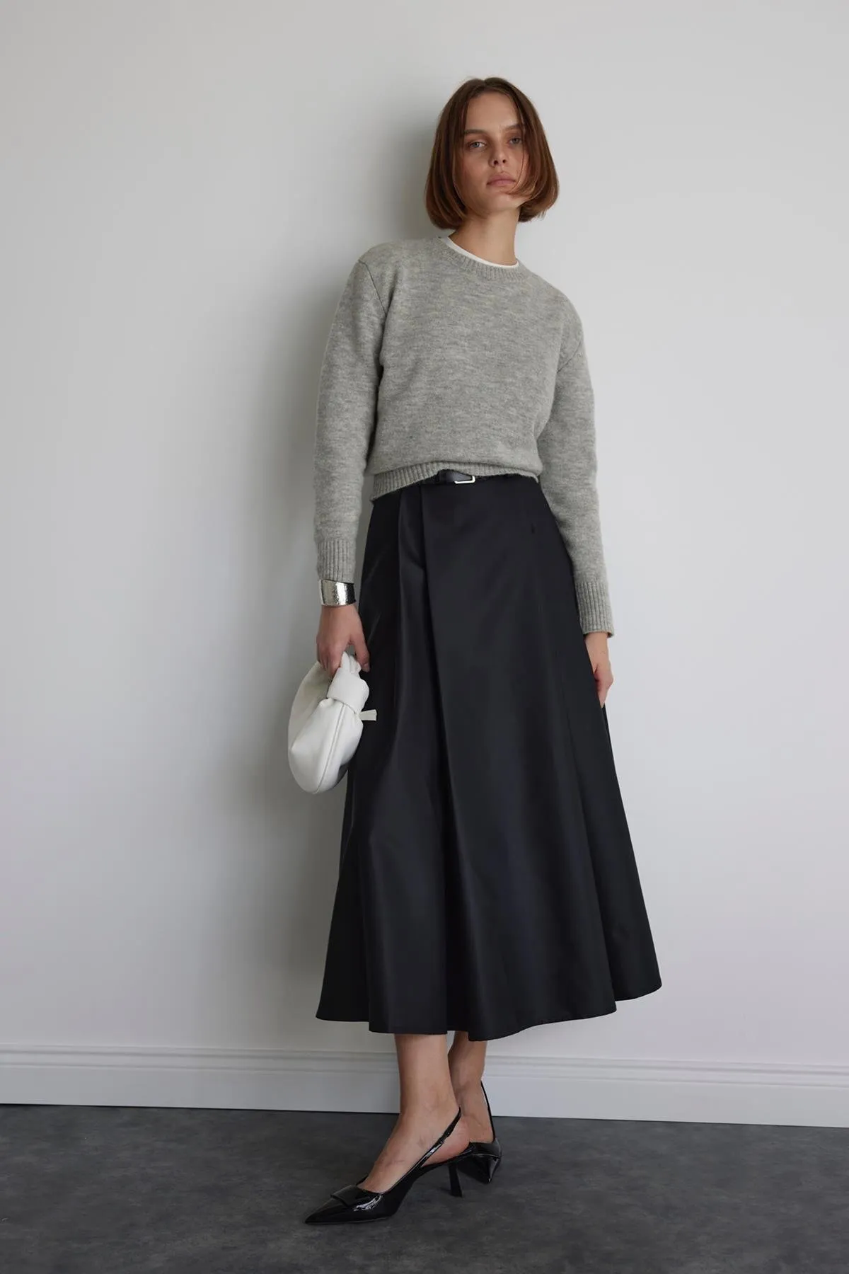 Suud Collection  Schwarzer, langer Ballrock