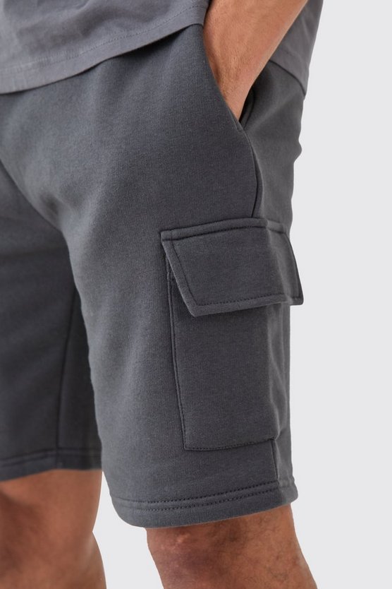 Lockere mittellang Cargo-Shorts