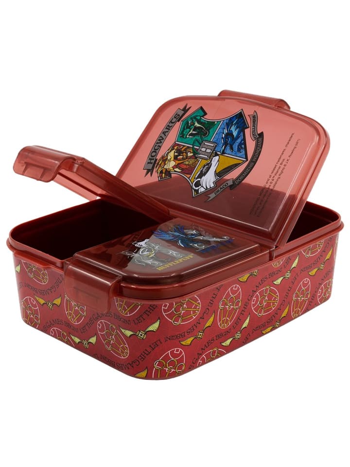 Harry Potter Brotdose | 3 getrennte Fächer | Harry Potter | Lunch to Go Vesper Dose günstig kaufen onesize
