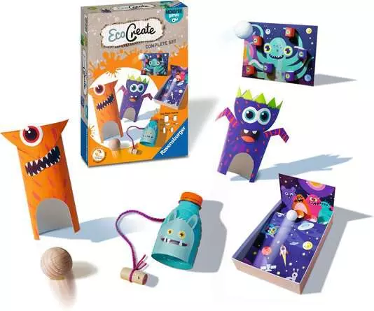 Monster Games - Bastelset für Kinder ab 6 Jahren