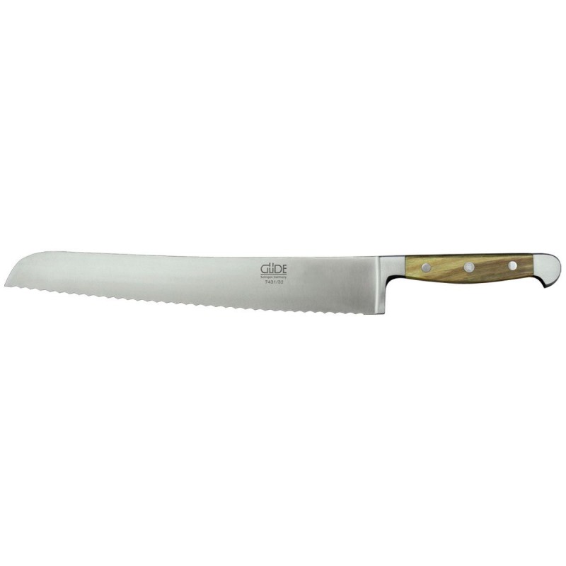 Güde Alpha Olivenbrotmesser 32 cm.