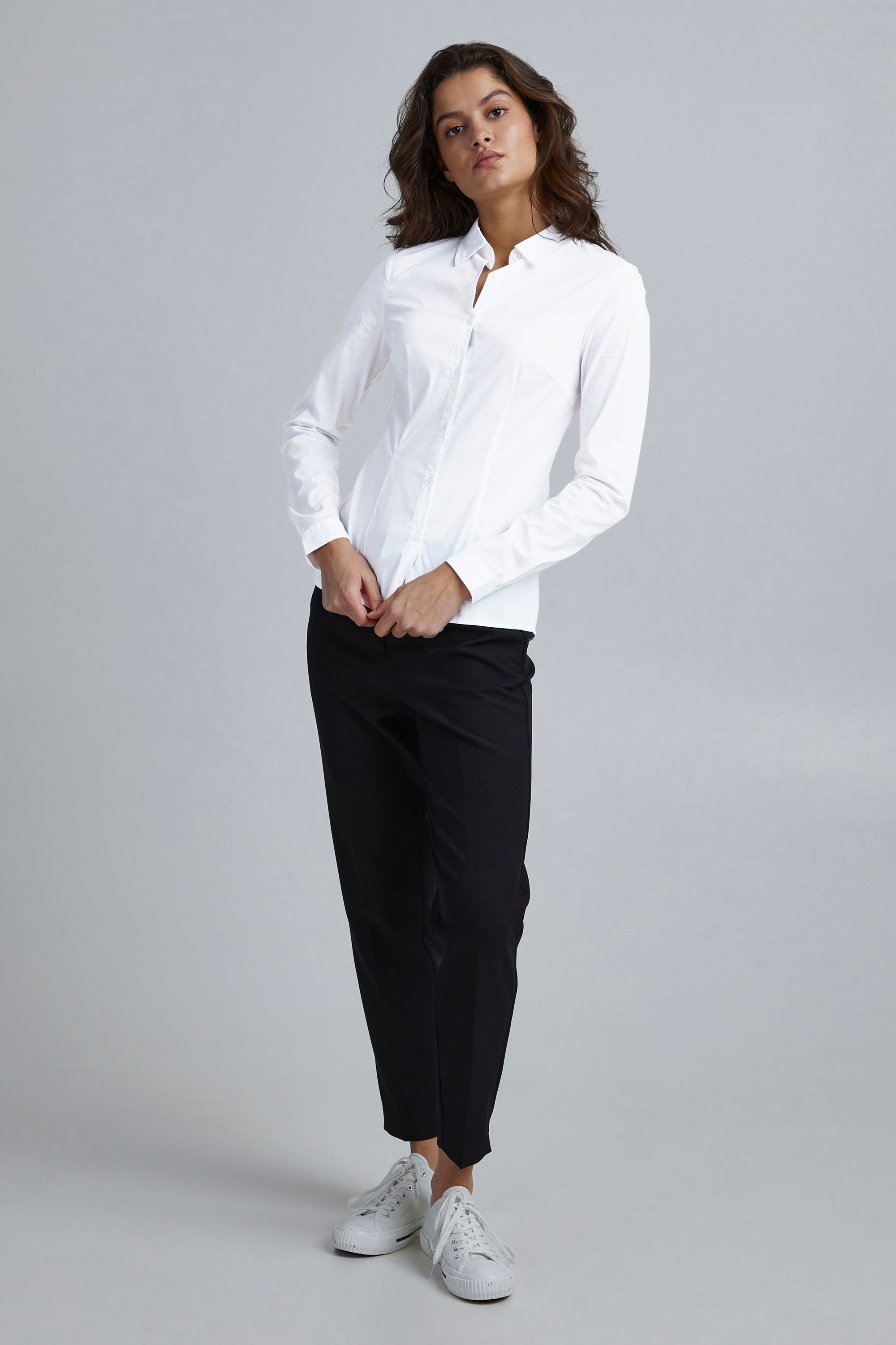 Ichi Langarmbluse IHDIMA SH - 102533 Klassiche Bluse