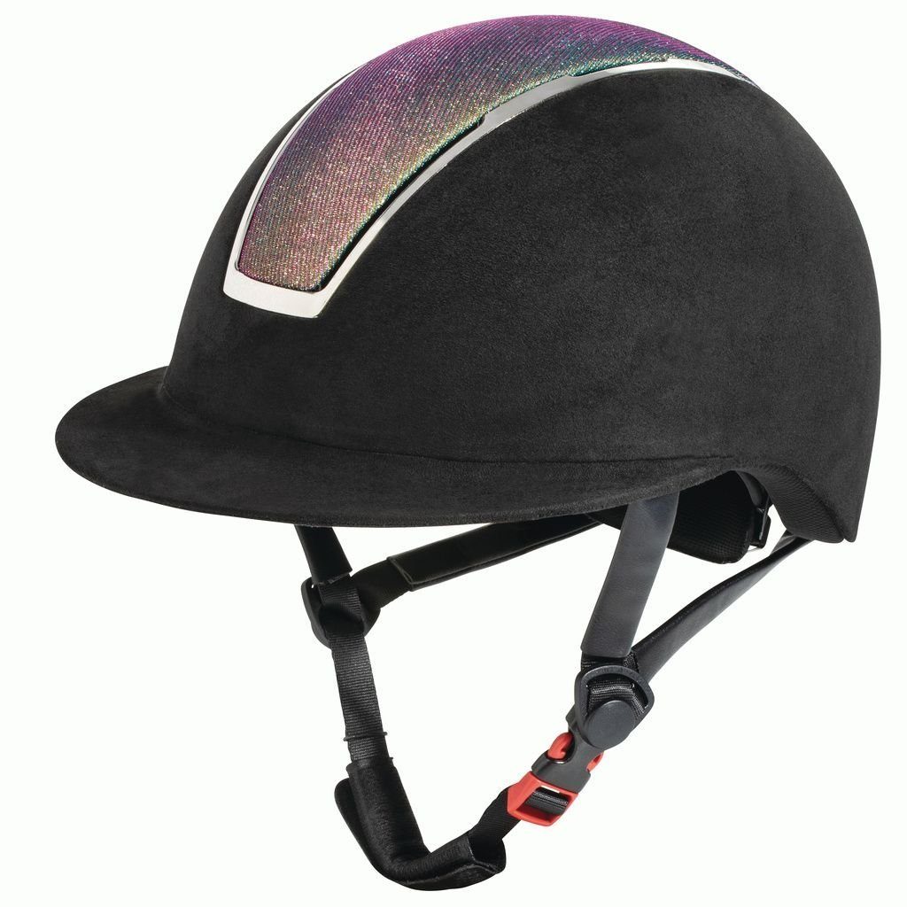 USG Reithelm Reithelm Helm USG Comfort Rainbow in verschiedenen Größen schwarz, inkl. Schutzhülle