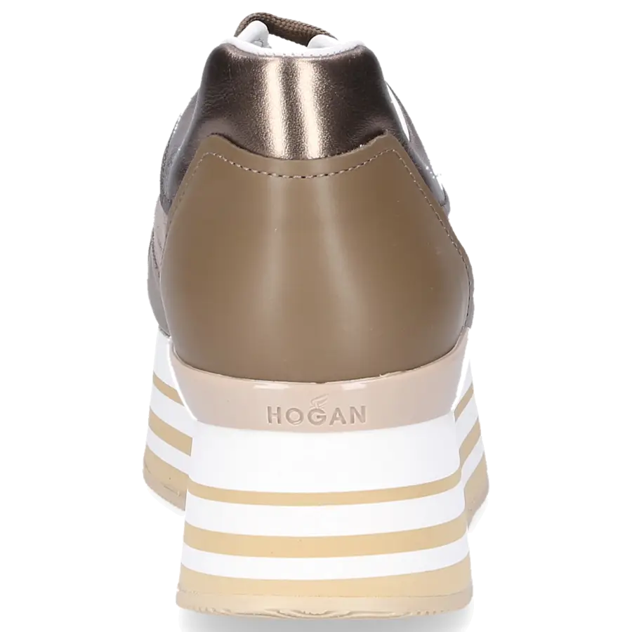 Hogan - Sneaker low Logo Strass beige - beige