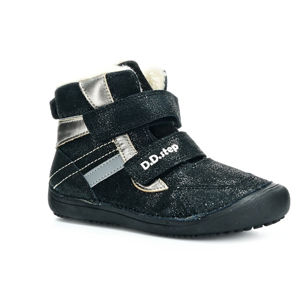 D.D.Step W063-42254B Black Winterbarfußschuhe