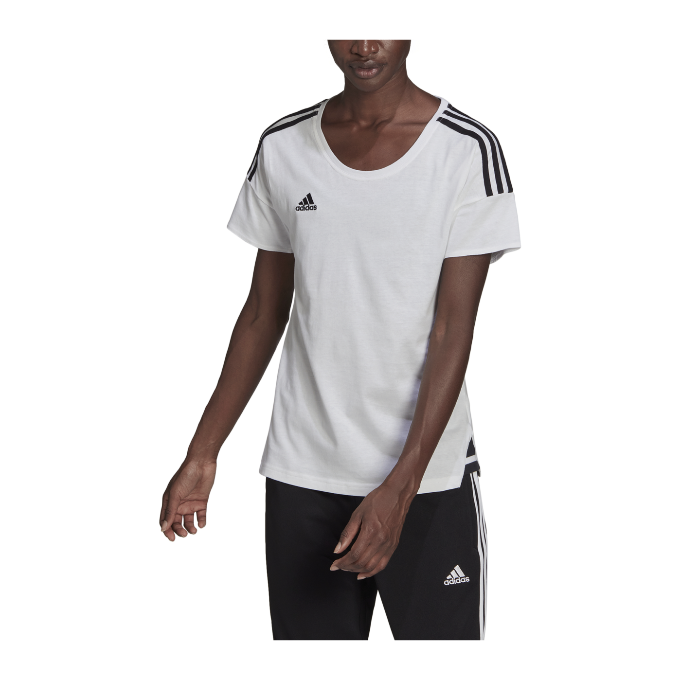 adidas Condivo 22 T-Shirt Damen Weiss Schwarz