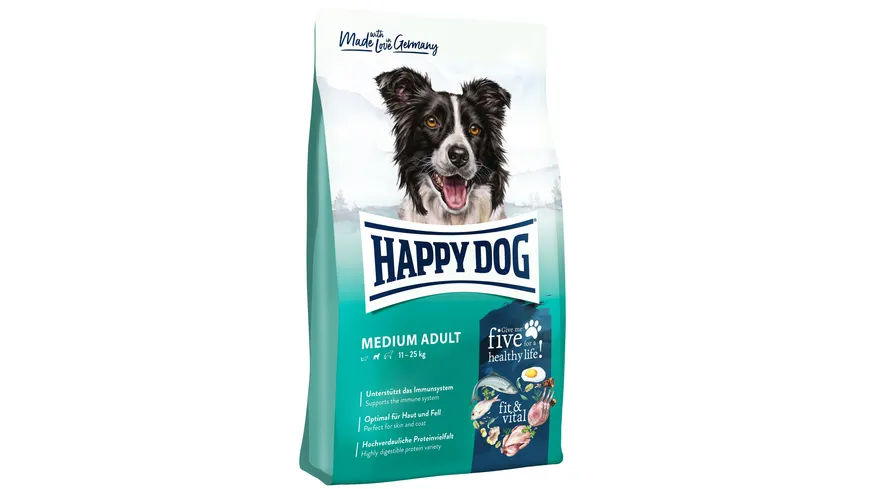Happy Dog Hundetrockenfutter Supreme fit & vital Medium Adult 1kg 1 kg