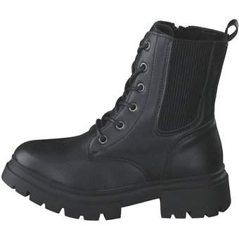Barbarella Schnür Boots in schwarz