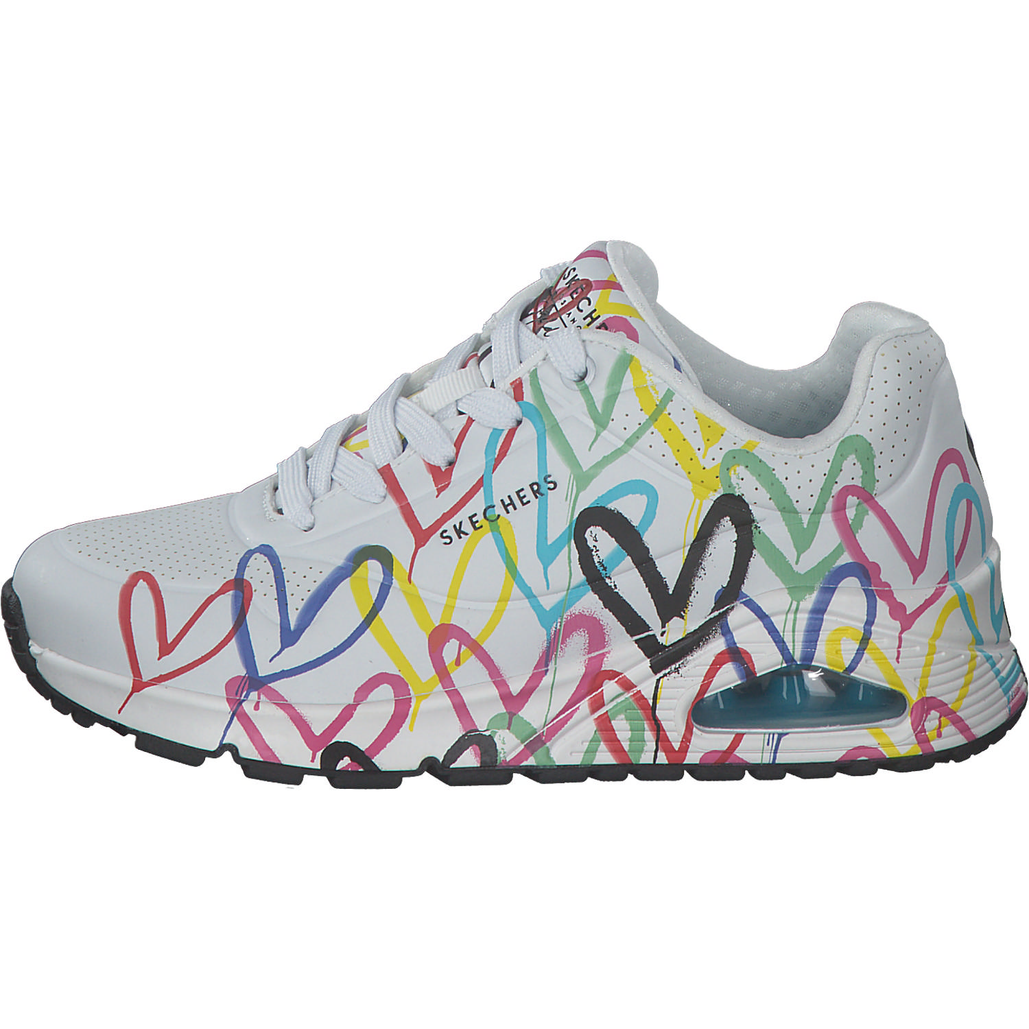 Skechers 155507, Sneakers Low, Damen, WMLT Weiß
