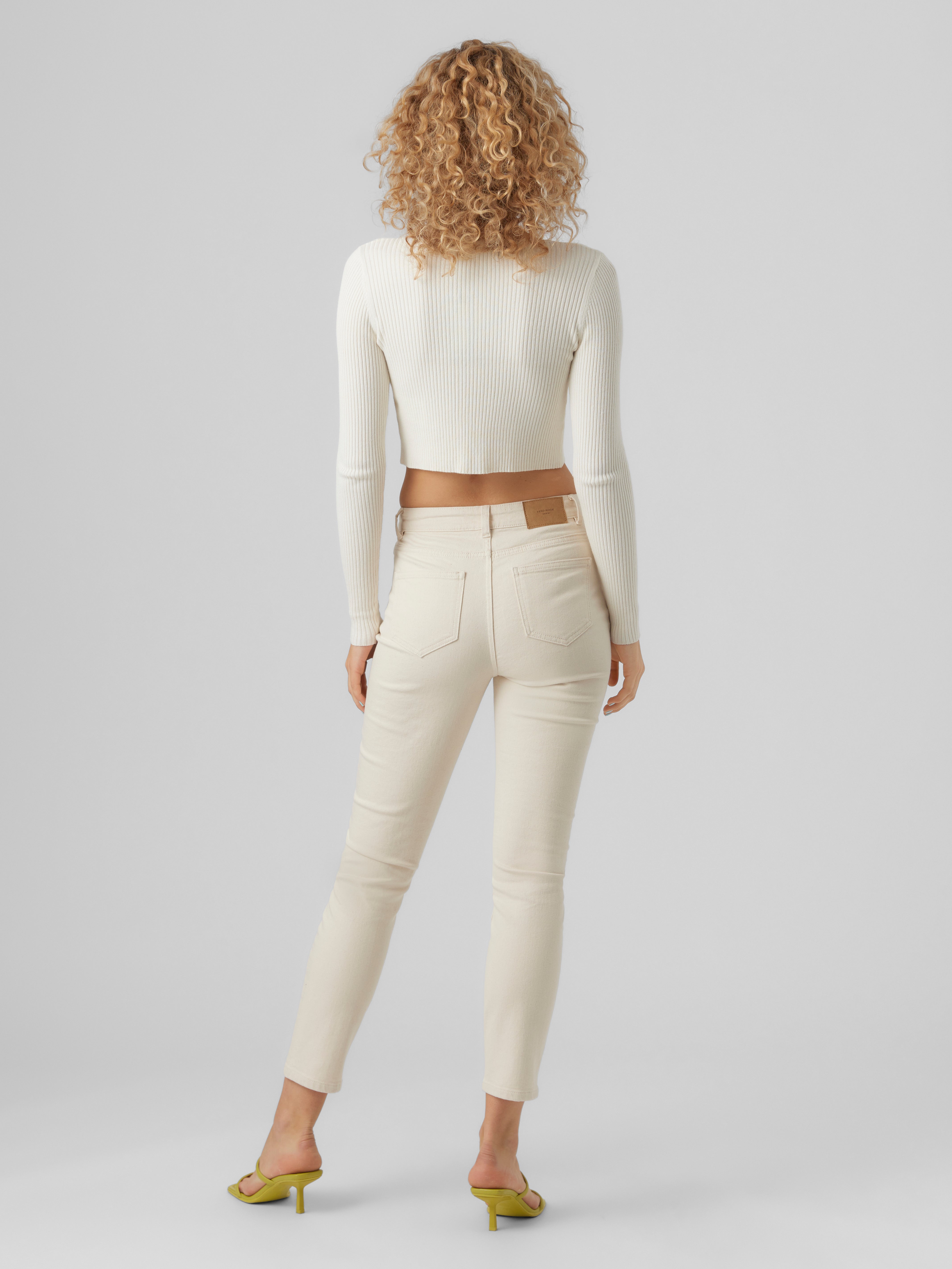 VMBRENDA Hohe Taille Gerade geschnitten Jeans