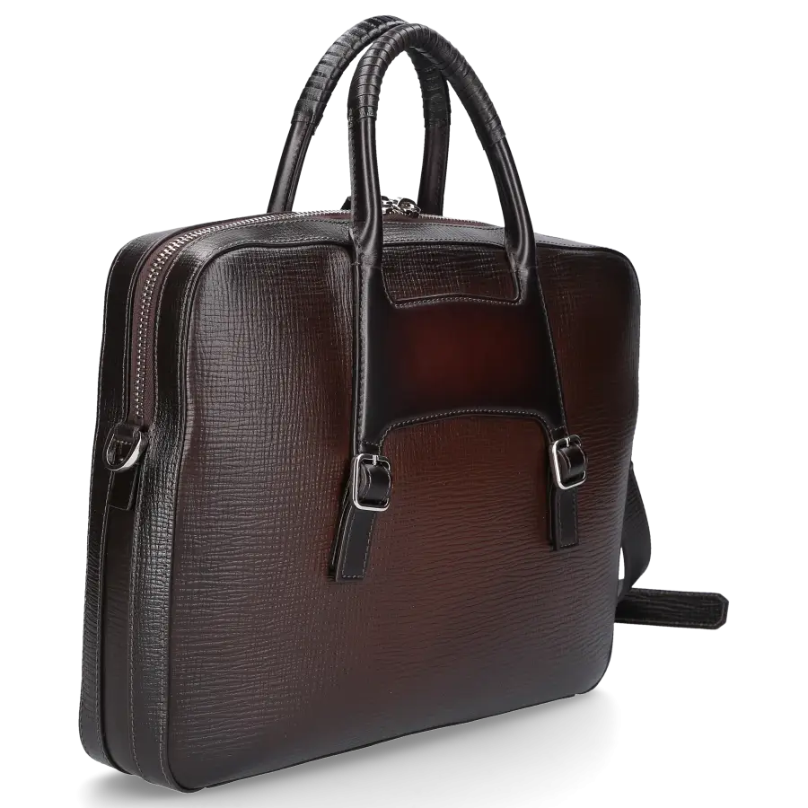 Santoni - Businesstasche OP2T50 Kalbsleder - braun
