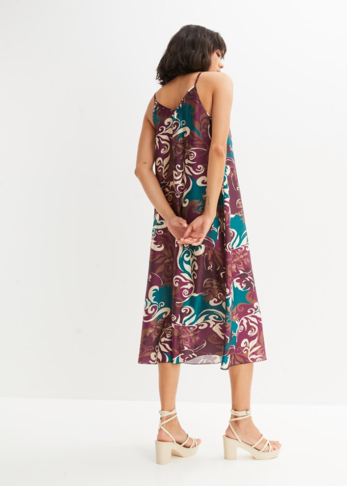 bedrucktes Midikleid