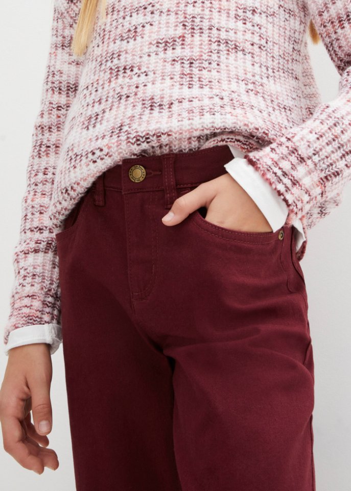 Ausgestellte Mädchen Twillhose