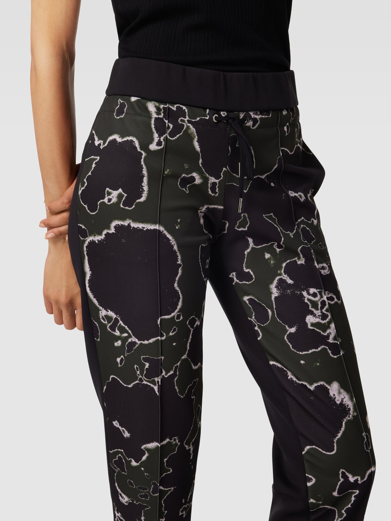 Hose mit elastischem Bund in khaki