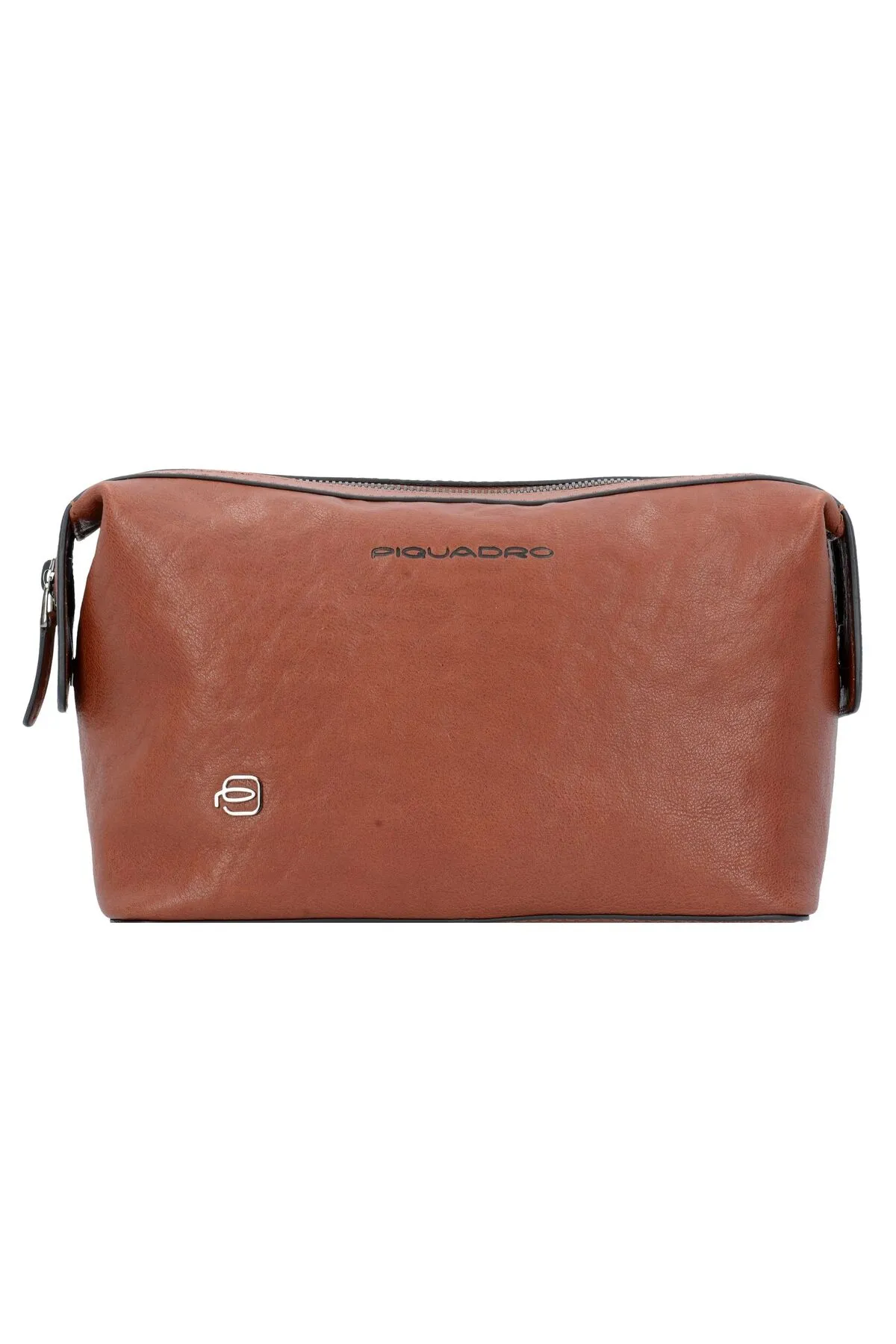 PIQUADRO  Black Square Kulturbeutel Leder 23 cm
