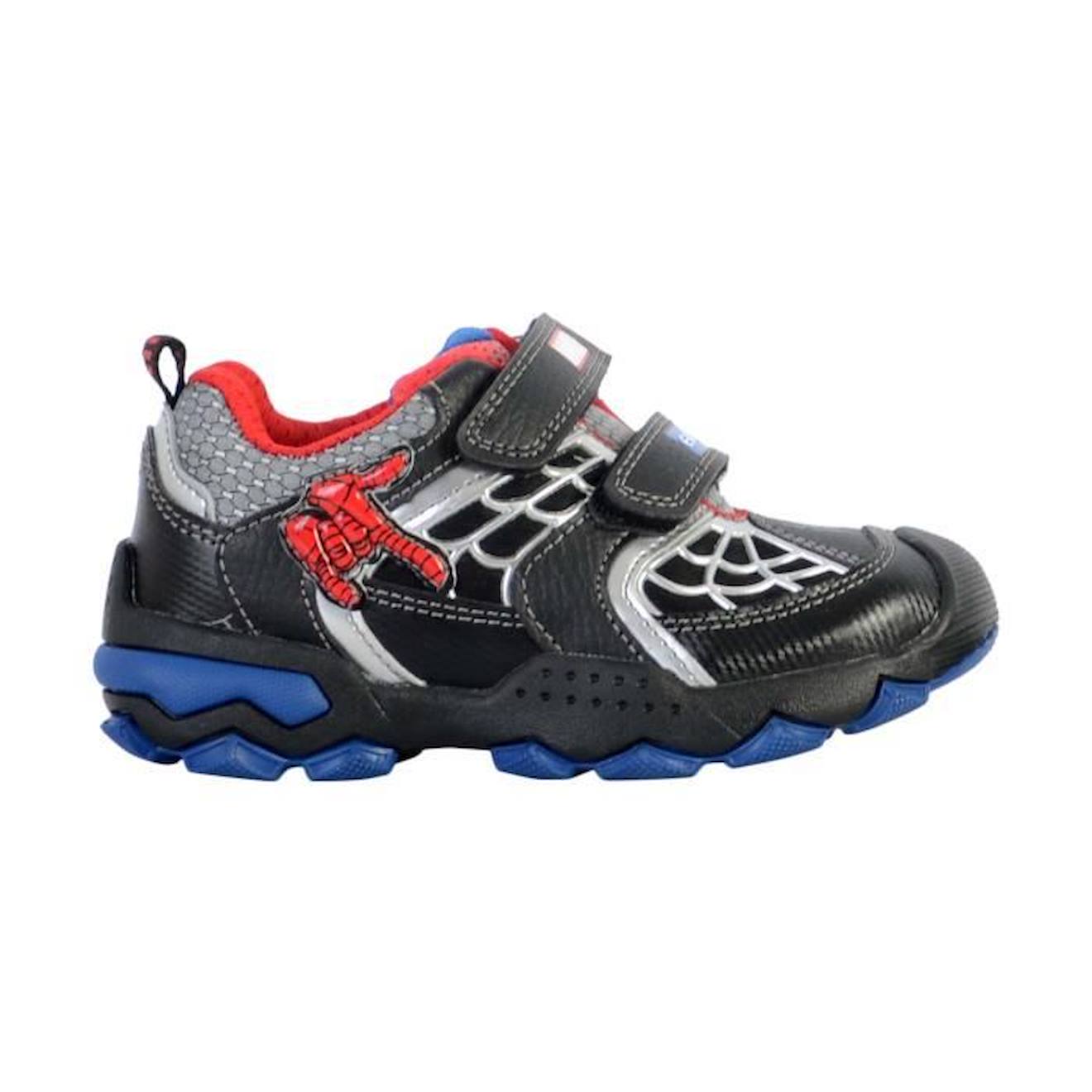 Basket Cuir Enfant Geox Buller noir