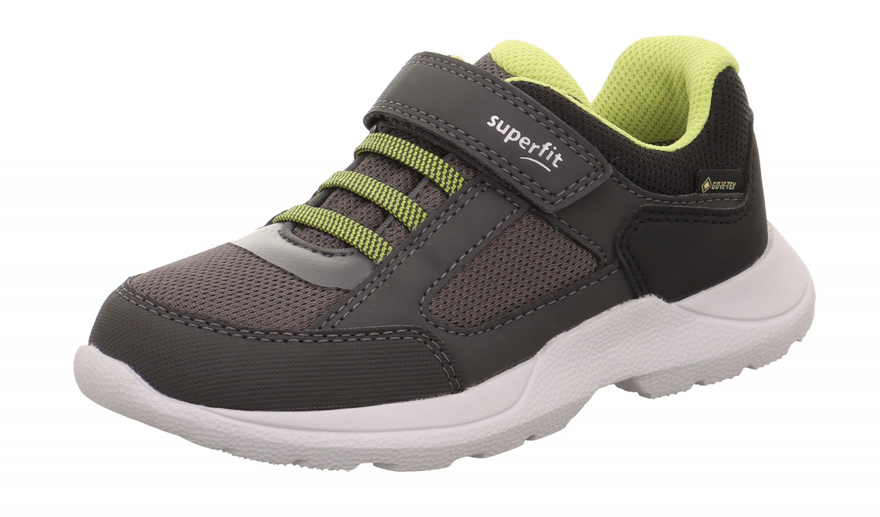 RUSH - Grau/Hellgrün Sneaker low mit Klettverschluss