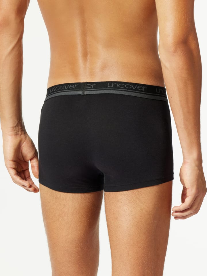 Schiesser Boxershorts Uncover in schwarz-blau günstig kaufen