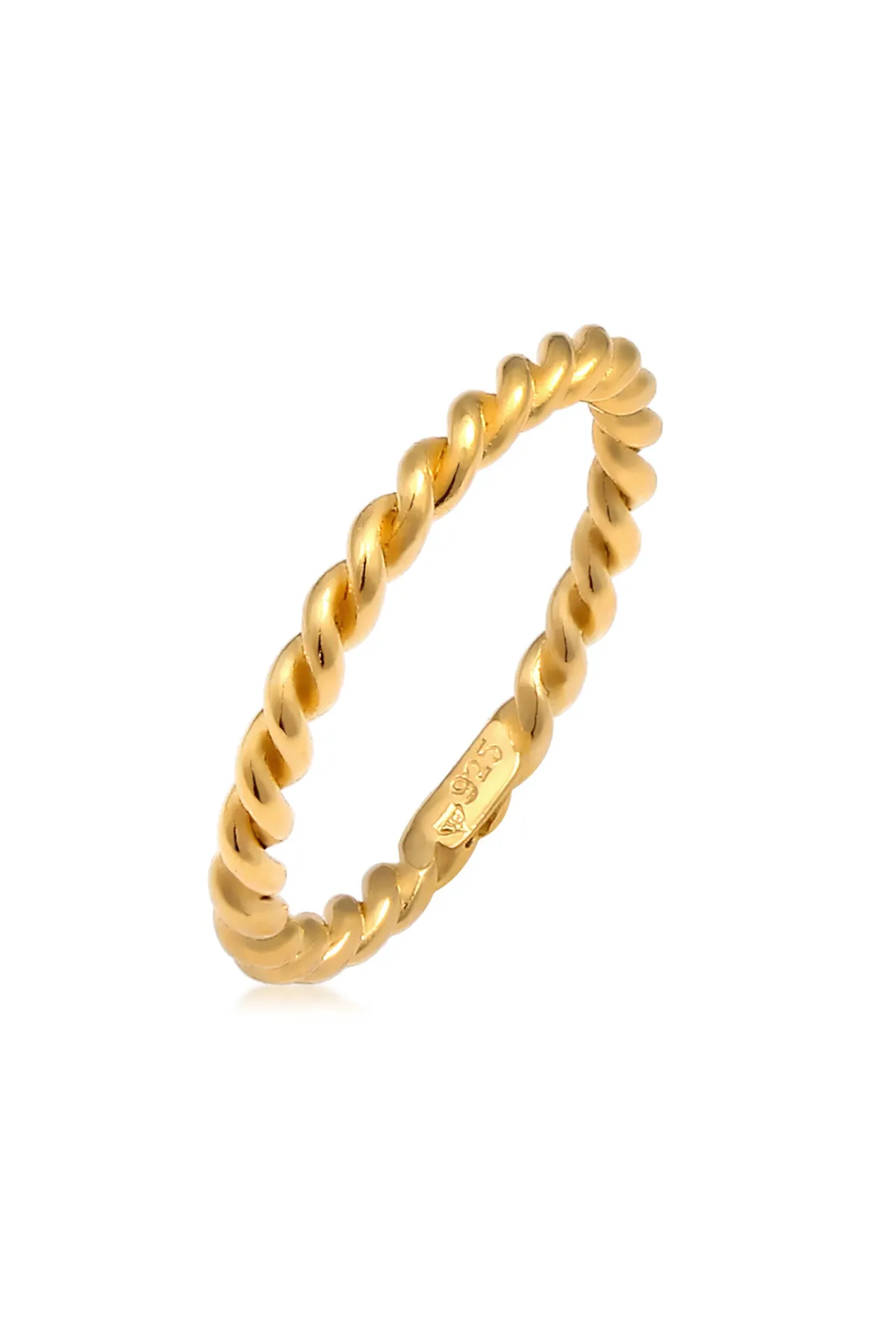 Nenalina  Ring Twisted Gedreht Basic Schlicht 925 Sterling Silber