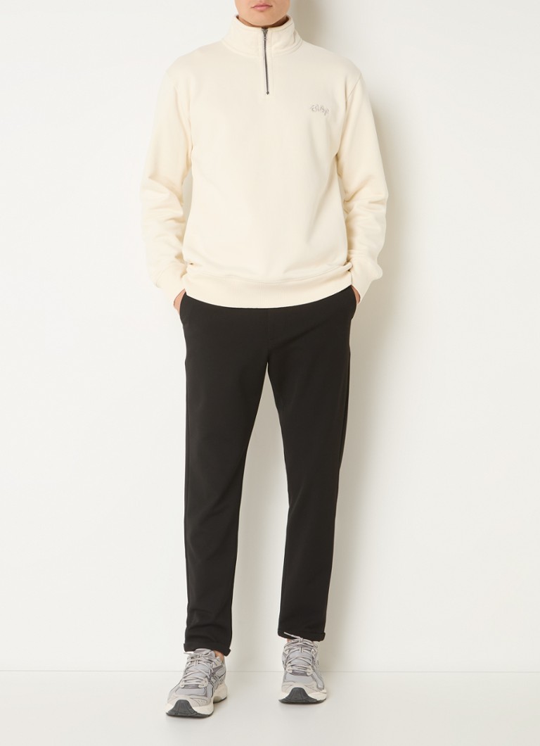 OLAF Sweater with half zip and logo
