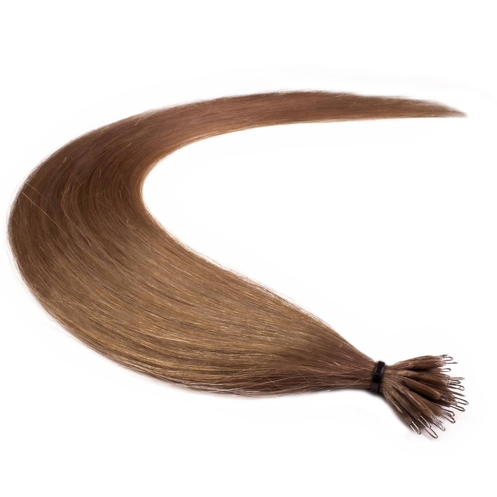 hair2heart Extensions à froid Nanoring Premium cheveux naturels #14 blond foncé 0.5g extensions