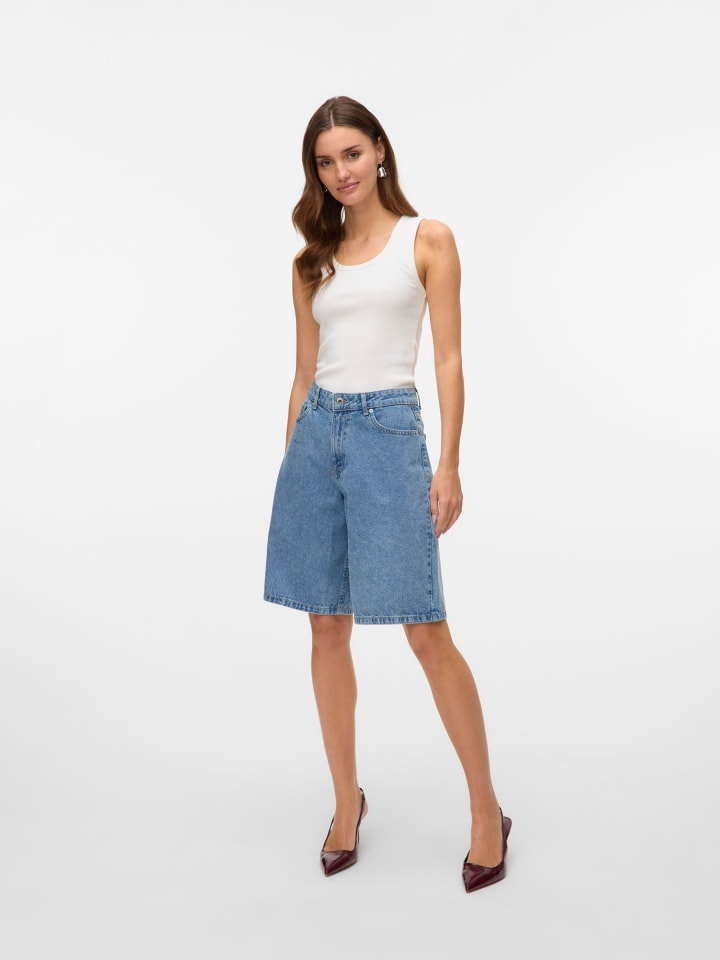 Vero Moda Jeans-Shorts in Light Blue Denim günstig kaufen