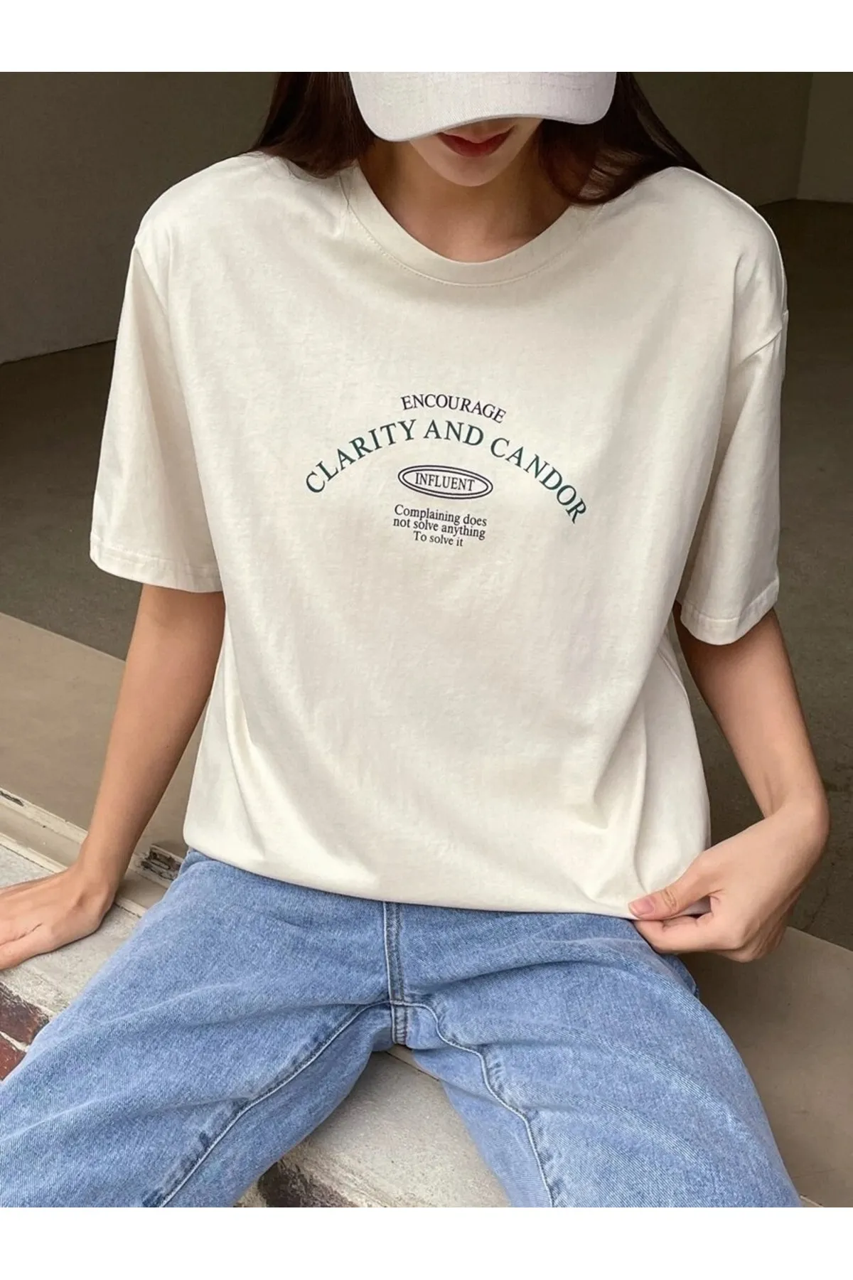 MOONBULL  T-Shirt - Beige - Regular Fit